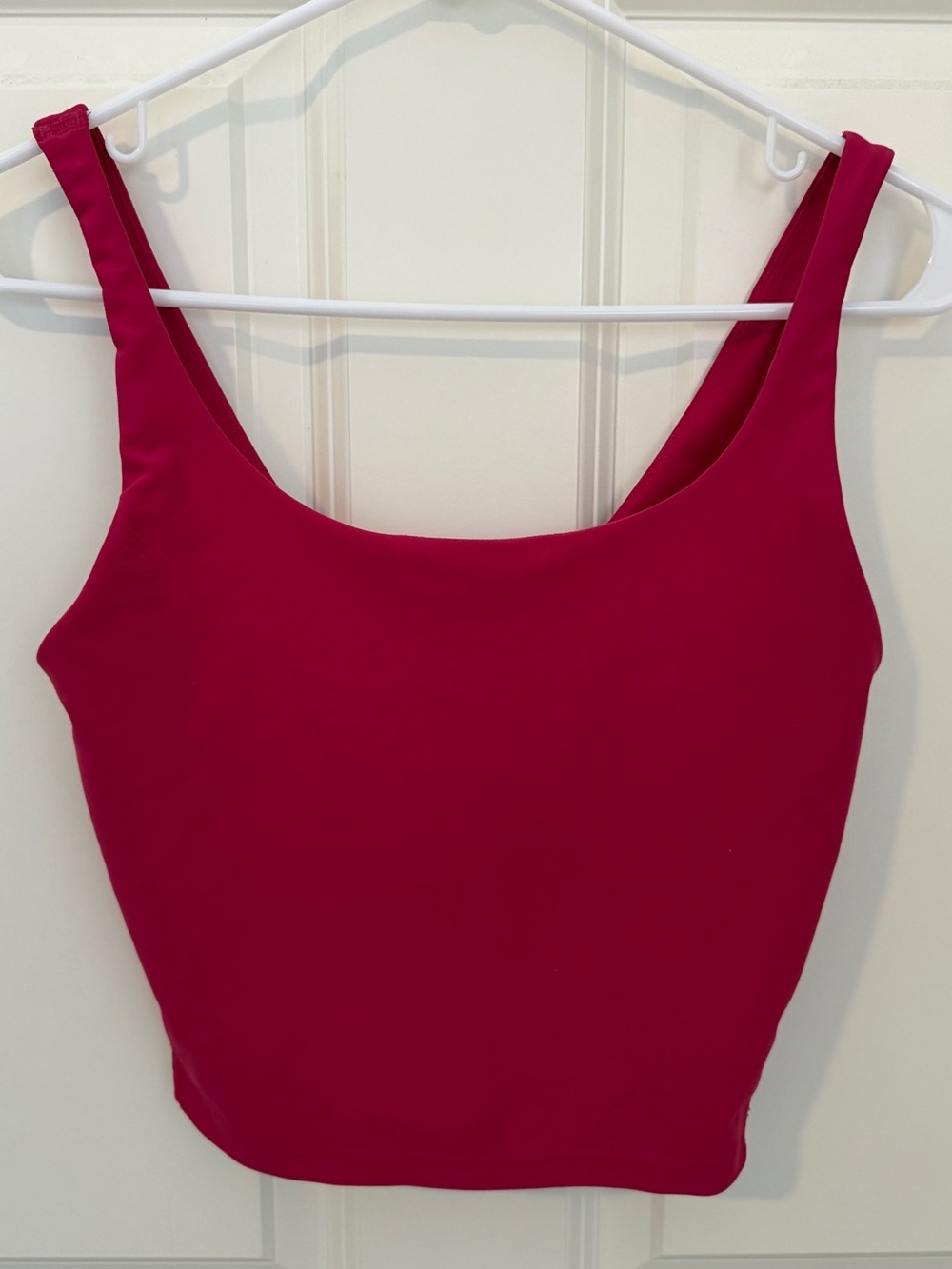 Old Navy Light Support PowerSoft Longline Sports Bra Fuchsia Pink M
